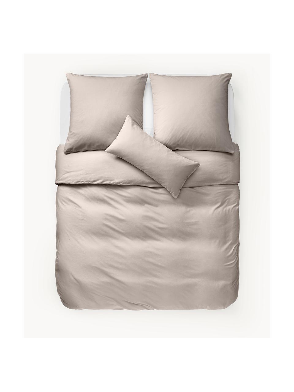 Flanell-Bettdeckenbezug Biba, Webart: Flanell Flanell ist ein k, Beige, B 135 x L 200 cm