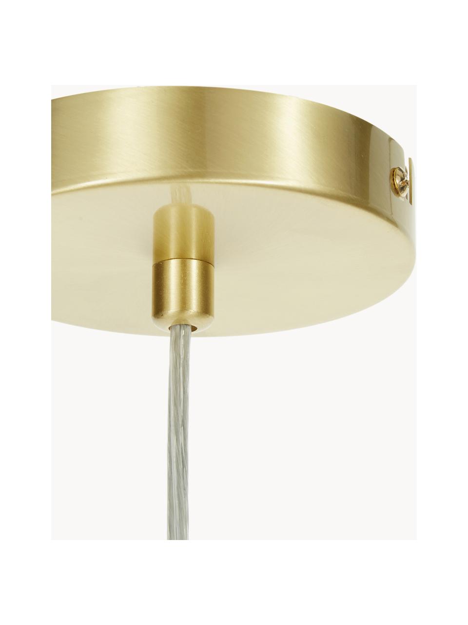Design hanglamp Sticks, Messingkleurig, B 60 cm