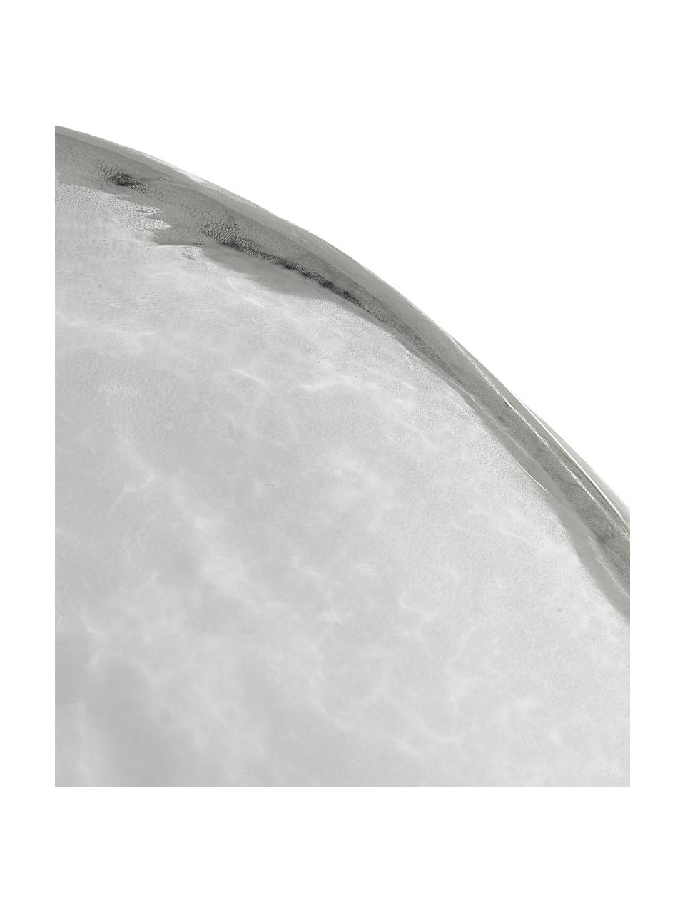 Pieza decorativa huevo artesanal de vidrio Murina, Vidrio, Transparente, Ø 22 x Al 30 cm