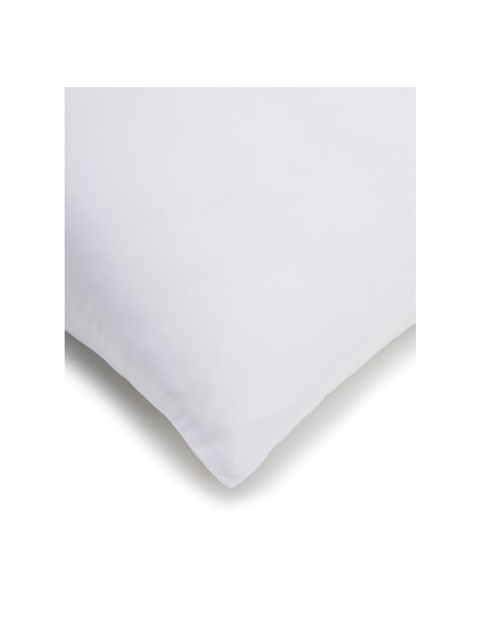Pościel z makosatyny Marco, Biały, 155 x 220 cm + 1 poduszka 80 x 80 cm