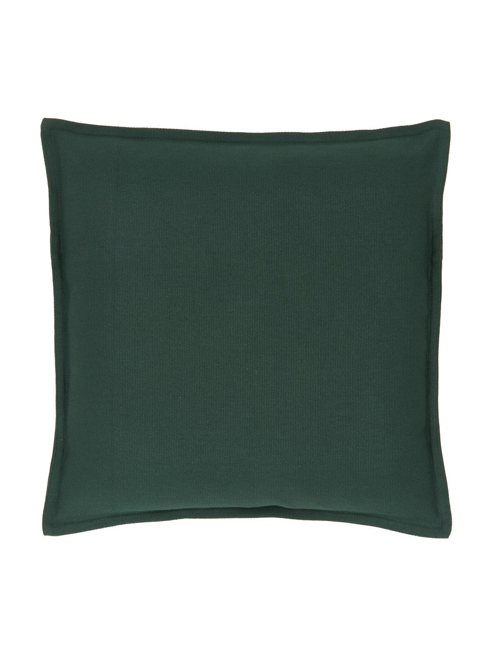 Federa arredo in cotone verde scuro Mads, 100% cotone, Verde, Larg. 40 x Lung. 40 cm