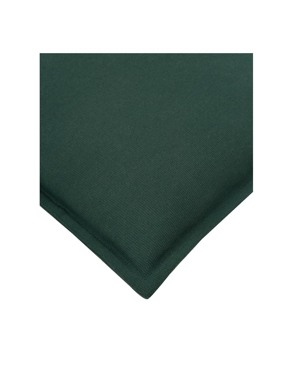 Federa arredo con bordino in cotone verde scuro Mads, 100% cotone, Verde scuro, Larg. 40 x Lung. 40 cm
