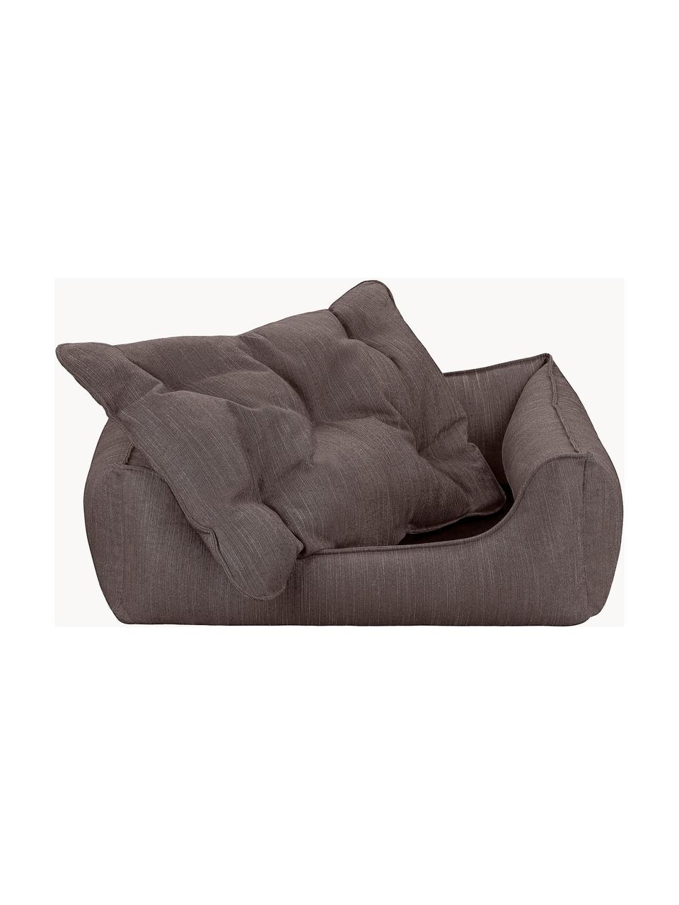 Hundebett Eco, verschiedene Größen, Bezug: 100 % Polyester Der strap, Taupe, B 70 x T 50 cm