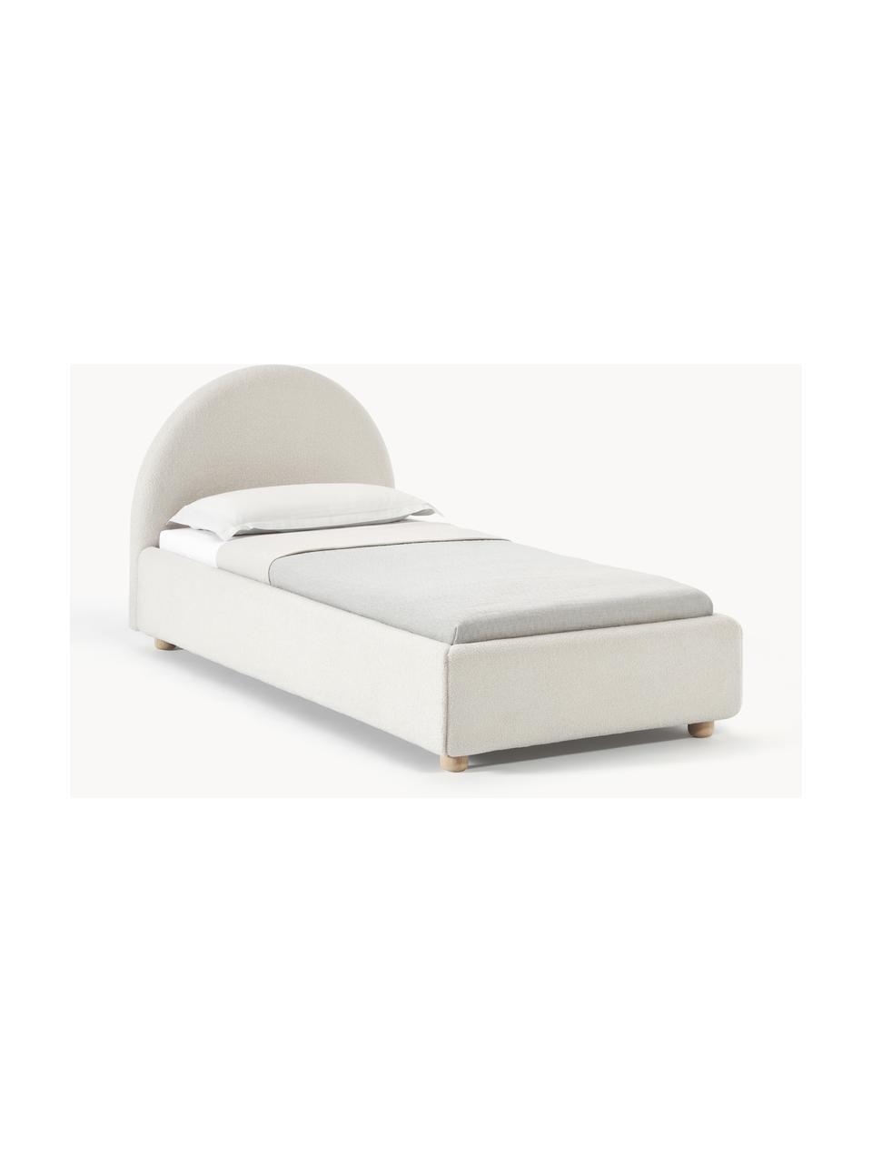 Letto singolo in pino massiccio bianco