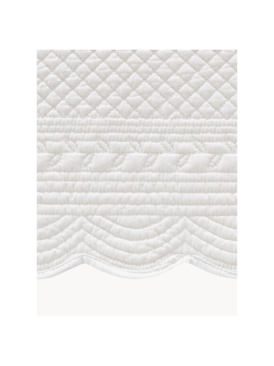 Podkładka Boutis, 2 szt., 100% bawełna, Biały, S 34 x D 48 cm