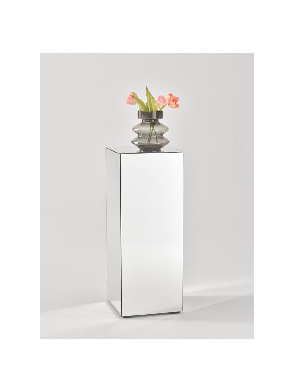 Glazen decoratieve kolom Schrapen met spiegeleffect, Vezelplaat met gemiddelde dichtheid (MDF), spiegelglas, Spiegelglas, B 35 x H 90 cm