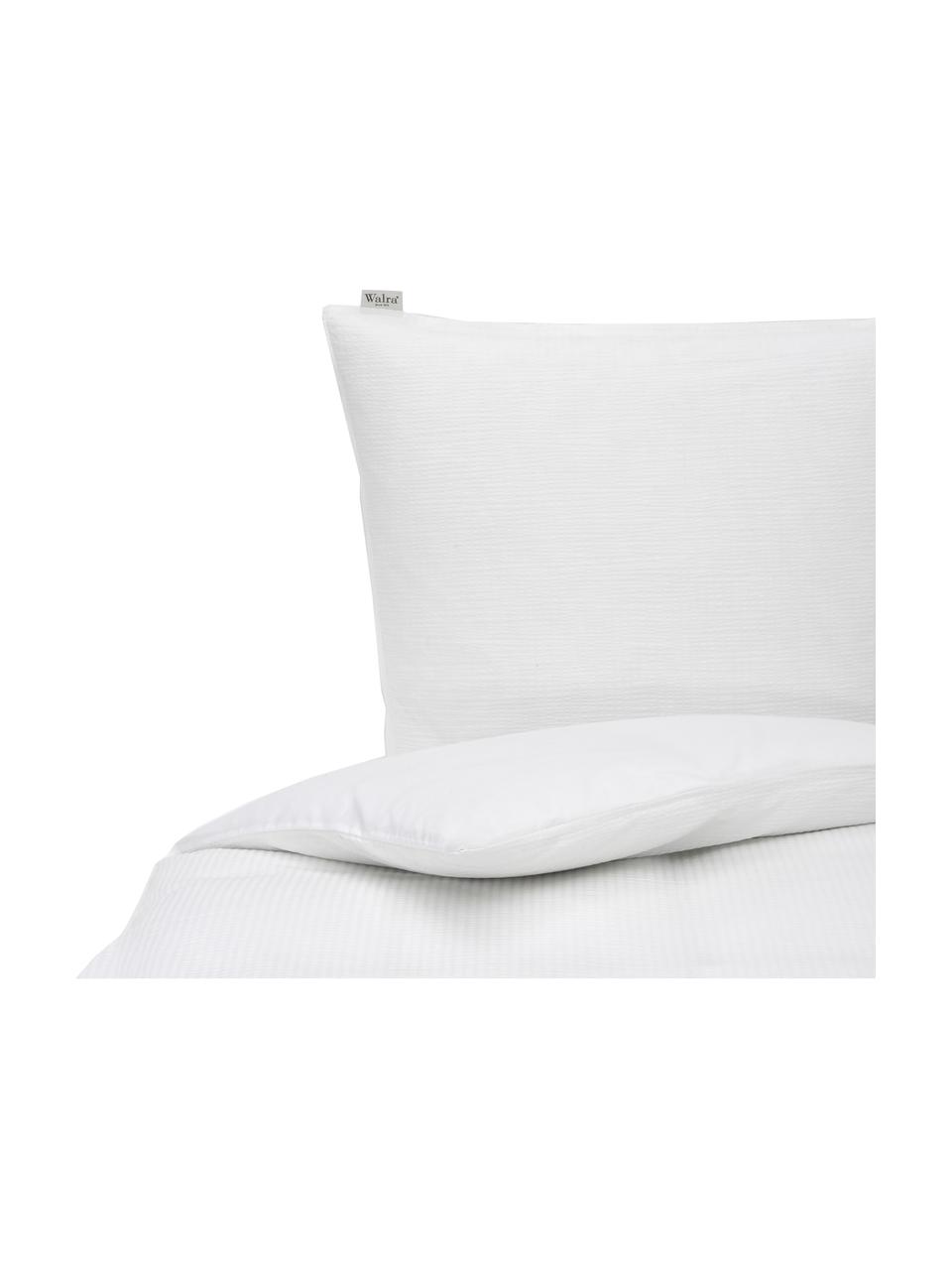 Pościel z kory Basic & Tough, Biały, 135 x 200 cm + 1 poduszka 80 x 80 cm
