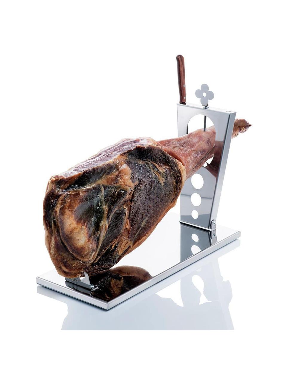 Jamonero Acero, Acero inoxidable, Gris metalizado, An 45 x H 37 cm