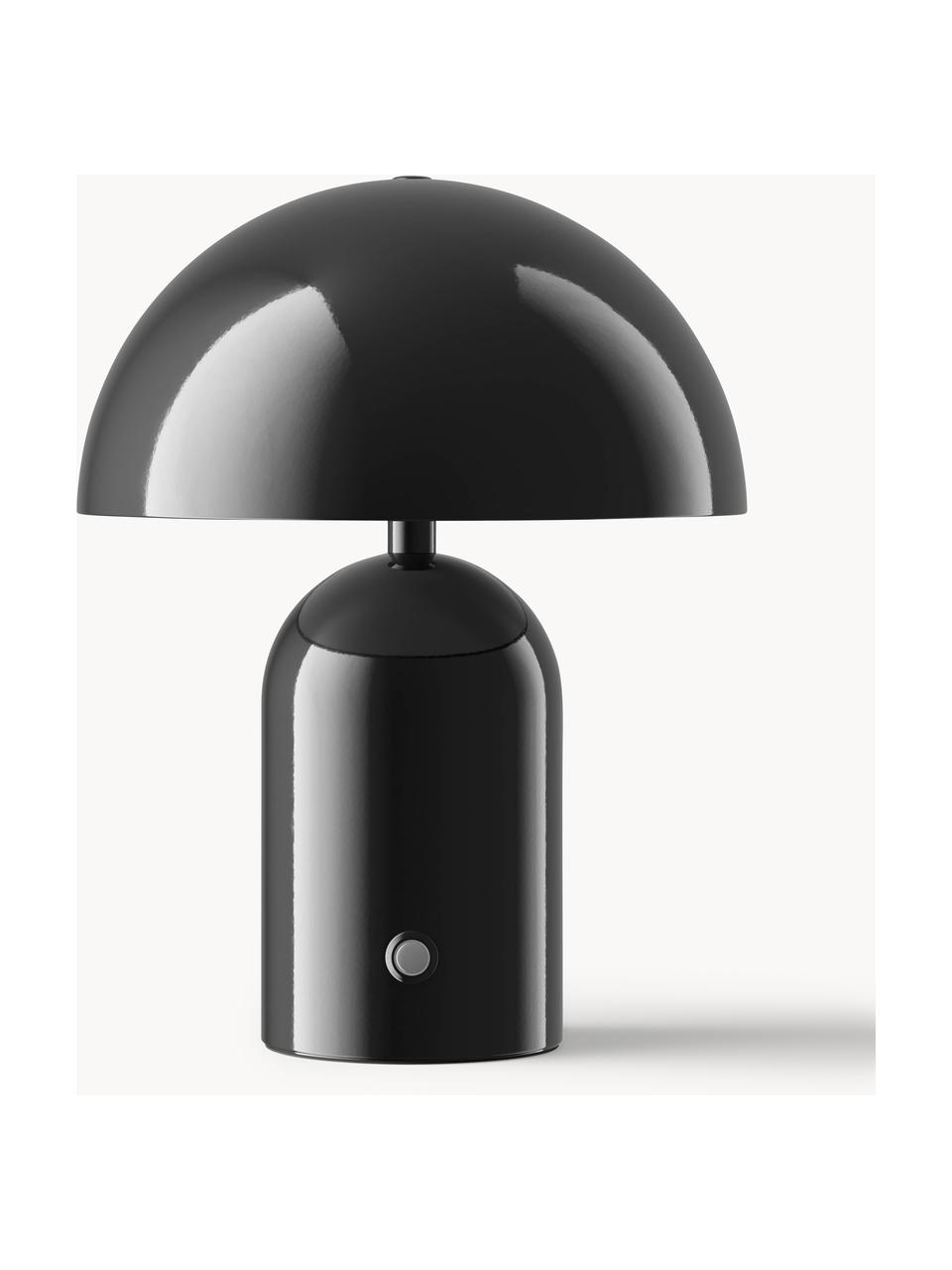 Petite lampe à poser LED mobile Walter, Noir, Ø 19 x haut. 25 cm