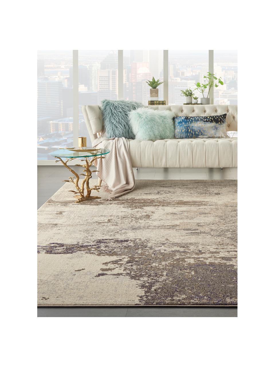 Designteppich Celestial in Beige, Flor: 100% Polypropylen, Beigetöne, B 275 x L 370 cm (Grösse XL)