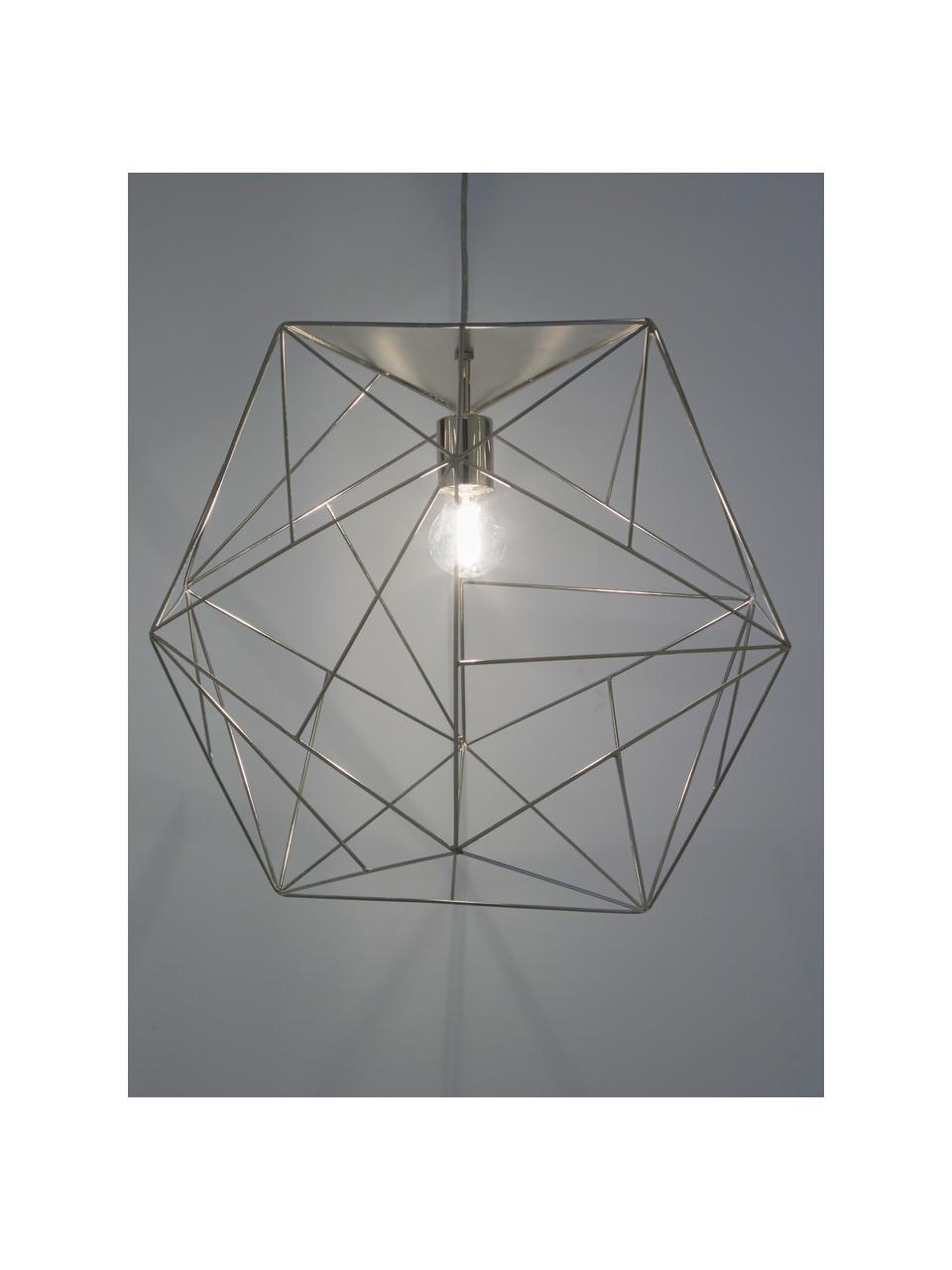 Lampa wisząca Cape Town, Odcienie srebrnego, Ø 51 x W 45 cm