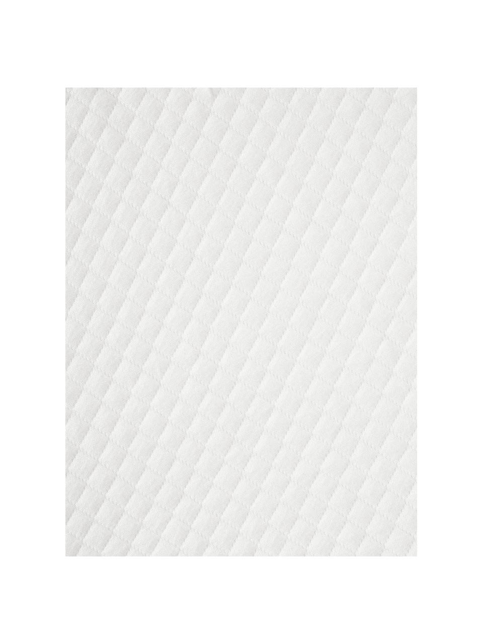 Viscoelastischer Memory-Foam-Topper Premium, Bezug: 60 % Polyester, 40 % Visk, Weiß, 180 x 200 cm