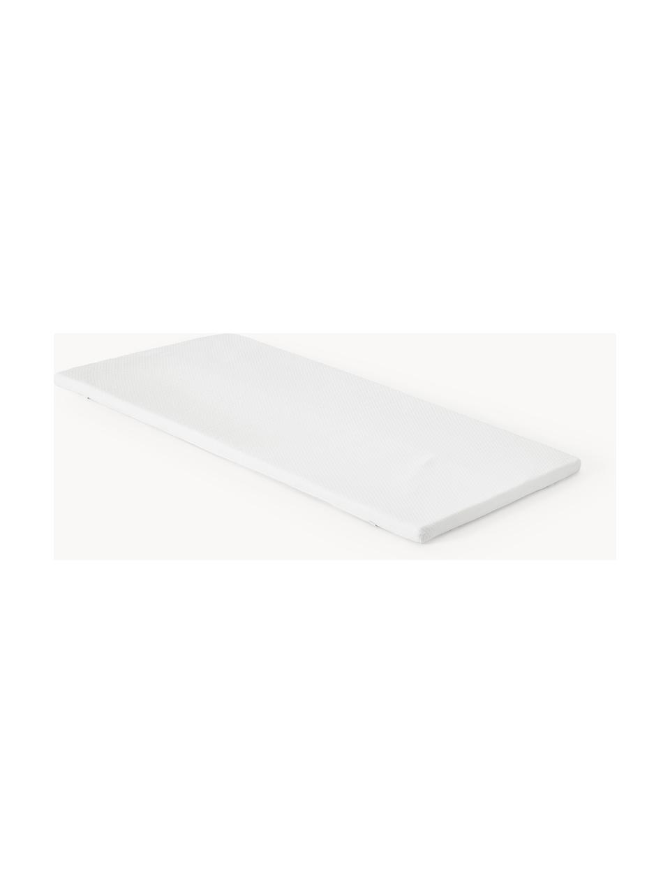 Viscoelastischer Memory-Foam-Topper Premium, Bezug: 60 % Polyester, 40 % Visk, Weiß, 180 x 200 cm