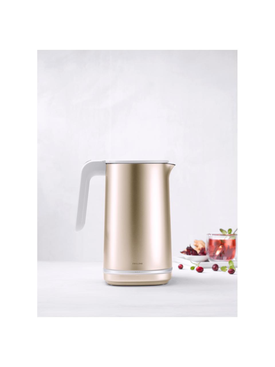 Wasserkocher Enfinigy, 1.5 L, Kunststoff, Goldfarben, B 15 x H 24 cm