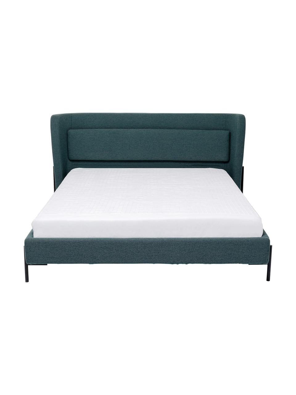 Čalúnená posteľ Tivoli, Zelená, 160 x 200 cm