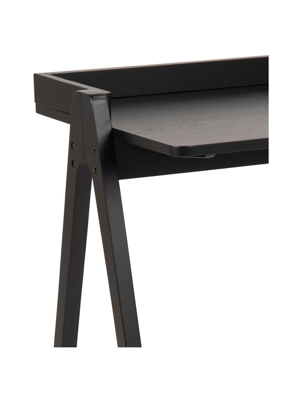 Biurko modern Miso, Płyta pilśniowa średniej gęstości (MDF), bejcowana
Drewno kauczukowe, lakierowany, Drewno kauczukowe, S 127 x G 52 cm