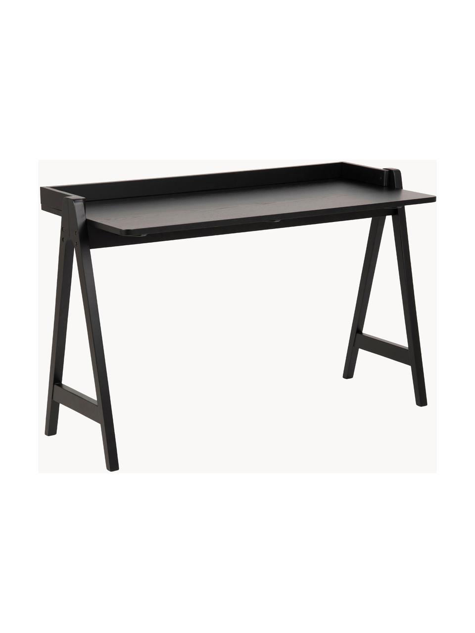 Bureau Miso van rubberhout, Gelakt rubberhout, Rubberhout, B 127 x H 52 cm