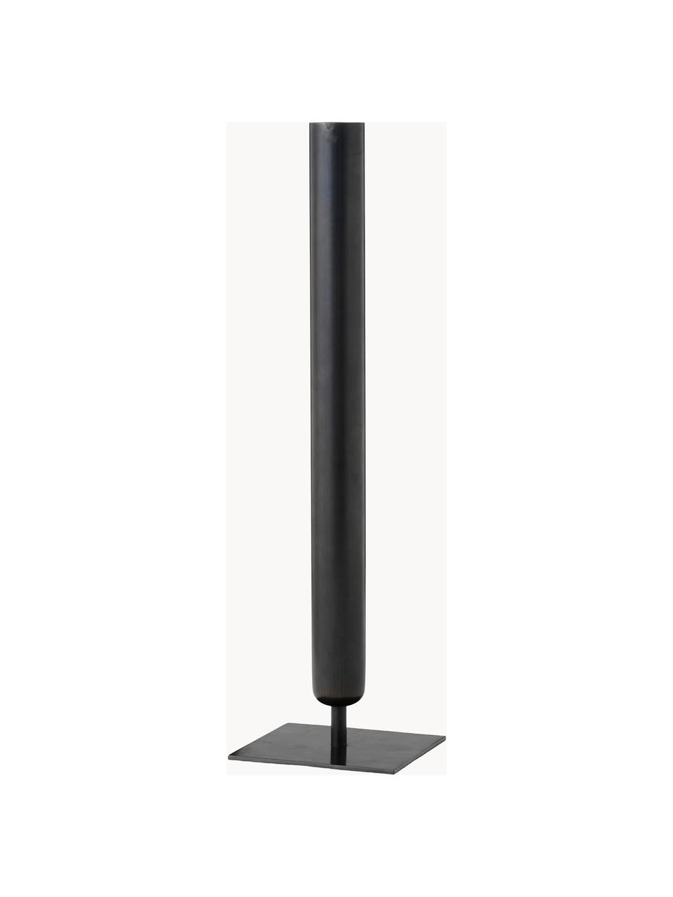 Vaso Stance, alt. 40 cm, Ottone rivestito, Nero, Ø 4 x Alt. 40 cm