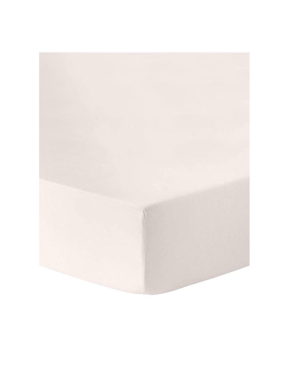 Topper-Spannbettlaken Biba, Flanell, Webart: Flanell Flanell ist ein k, Beige, B 90 x L 200 cm