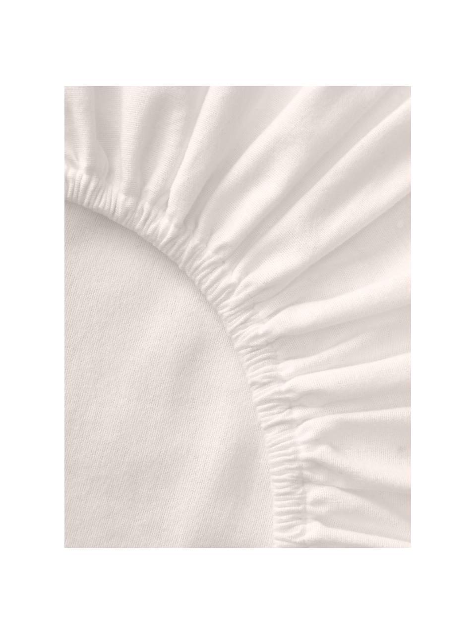 Topper-Spannbettlaken Biba, Flanell, Webart: Flanell Flanell ist ein k, Beige, B 200 x L 200 cm, H 15 cm