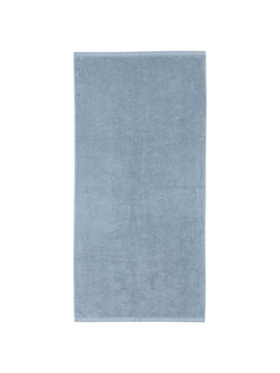 Lot de serviettes de bain unicolore Comfort, 3 élém., Bleu ciel, Lot de différentes tailles