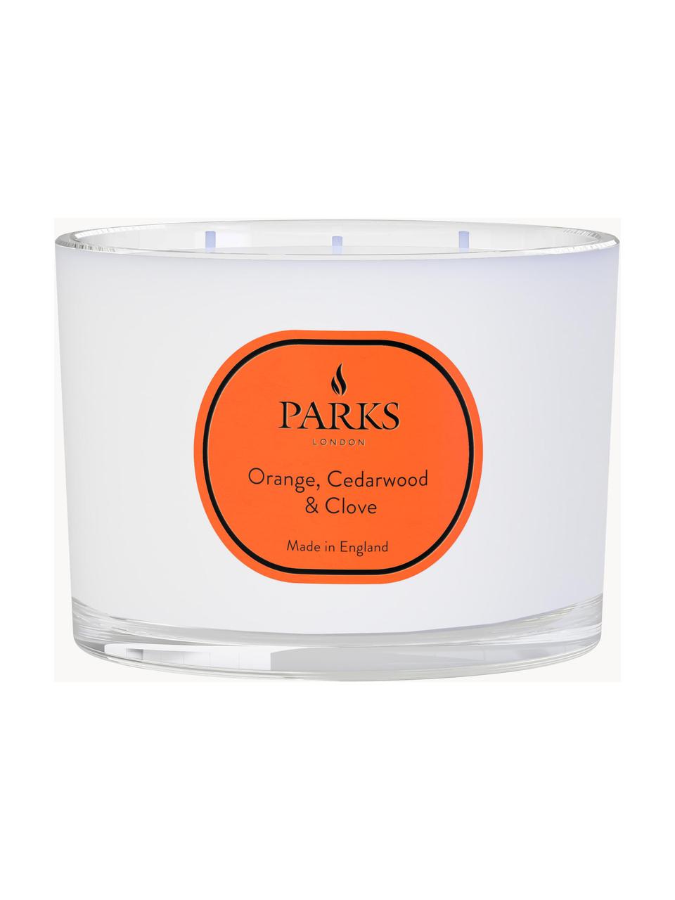 Bougie parfumée à trois mèches Vintage Aromatherapy (orange, bois de cèdre & clous de girofle), Orange, bois de cèdre, clous de girofle, Ø 11 x haut. 8 cm