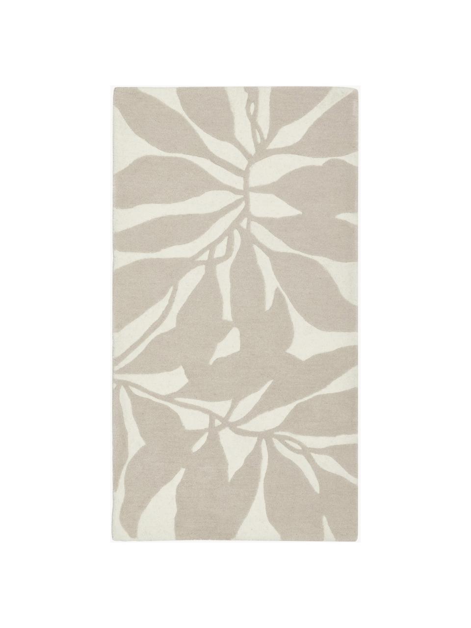 Tapis en laine tufté main Lando, 100 % laine

Les tapis en laine peuvent perdre des fibres lors des premières semaines et des peluches peuvent se former, ce phénomène est naturel et diminue à mesure de votre usage et du temps, Beige, blanc crème, larg. 80 x long. 150 cm (taille XS)