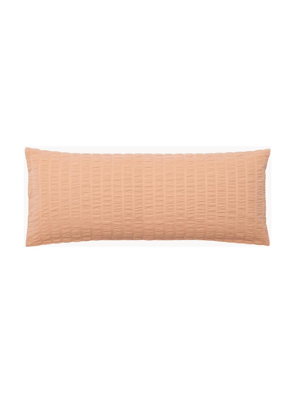 Funda de almohada de algodón Esme, Reverso: tejido renforcé Densidad , Terracota, An 45 x L 110 cm