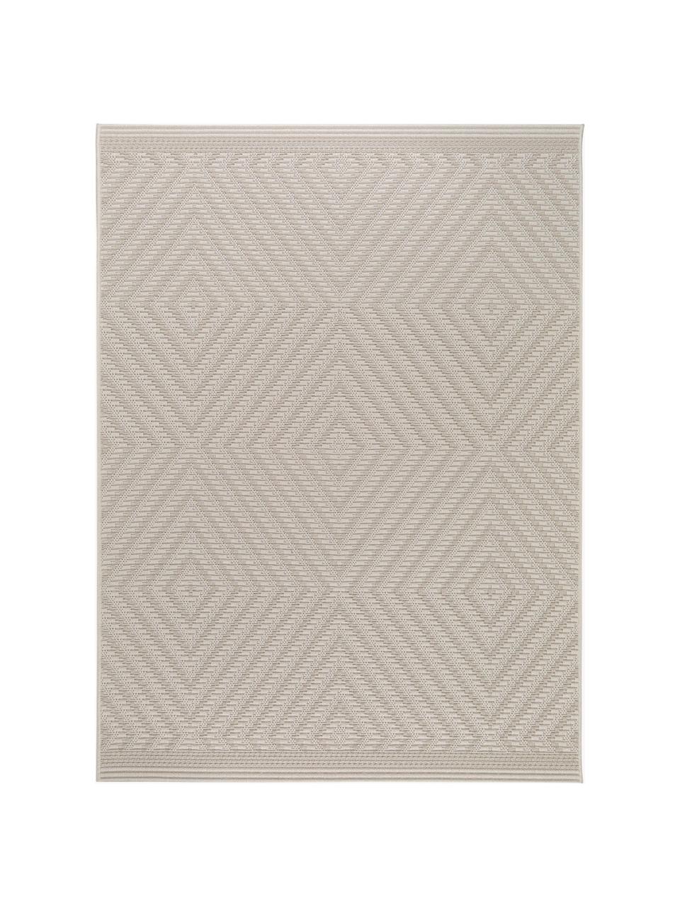 In- & Outdoor Teppich Naoto, 100 % Polypropylen, Off White, Hellbeige, B 80 x L 150 cm (Grösse XS)