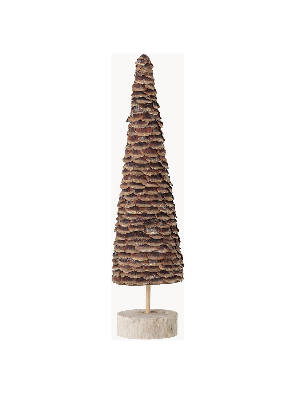 Decoratief boompje Otu, H 40 cm, Hout, Donker hout, Ø 10 x H 40 cm