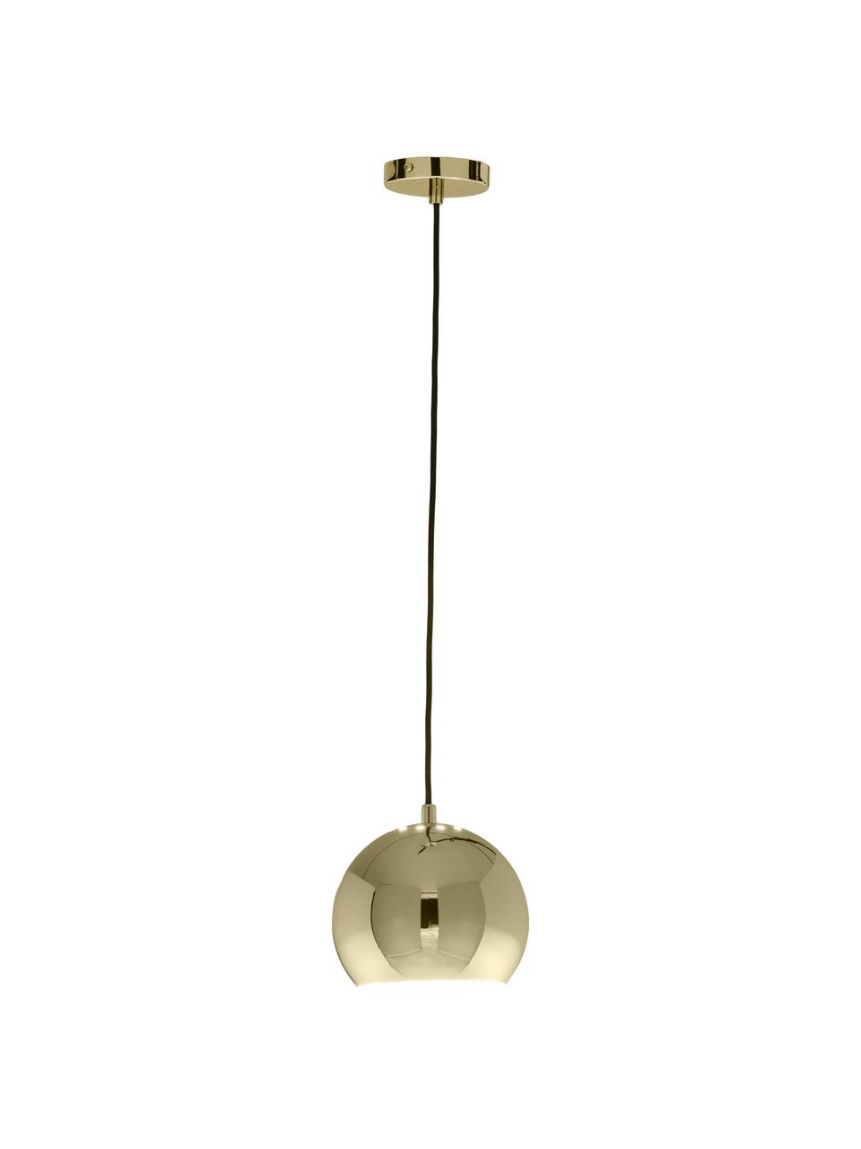 Lámpara de techo pequeña Ball, Metal, recubierto, Latón, Ø 18 x Al 16 cm