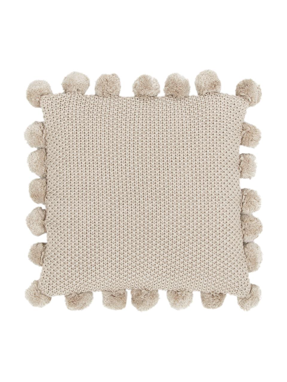 Pletený povlak na polštář s pompomy Molly, 100 % bavlna

Materiál použitý v tomto produktu byl testován na škodlivé látky a certifikován podle STANDARD 100 od OEKO-TEX® 11.HIN.00050 HOHENSTEIN HTTI., Béžová, Š 40 cm, D 40 cm