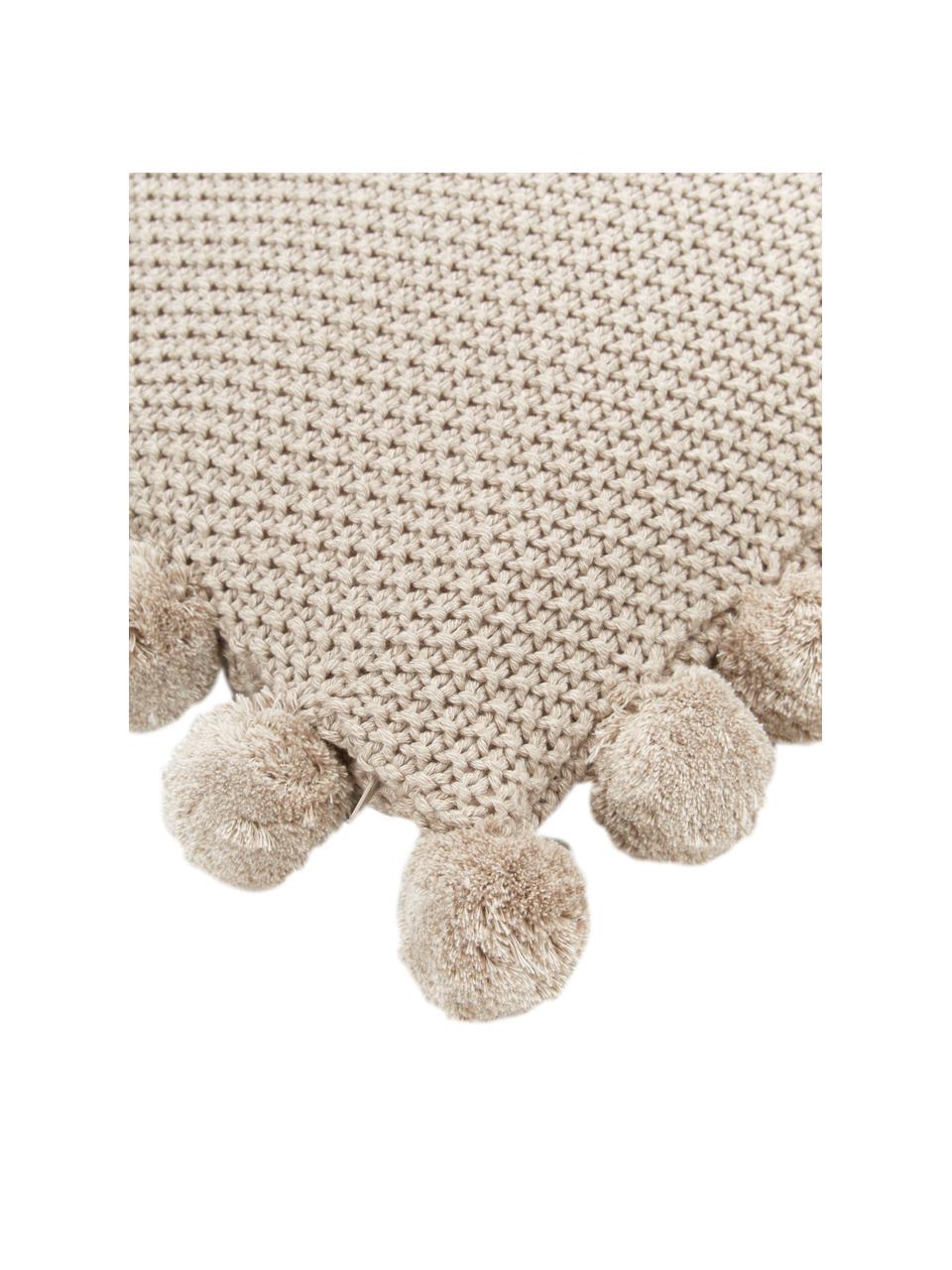 Federa arredo a maglia con pompon Molly, 100% cotone

Il materiale utilizzato in questo prodotto è testato per le sostanze nocive e certificato secondo lo STANDARD 100 by OEKO-TEX® 11.HIN.00050 HOHENSTEIN HTTI, Beige, Larg. 40 x Lung. 40 cm