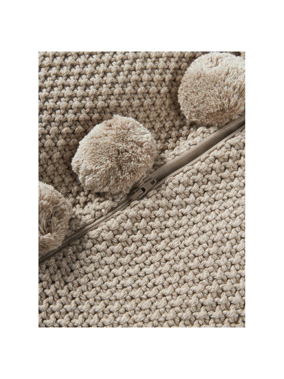 Copricuscino a maglia con pompon Molly, 100% cotone

Il materiale utilizzato in questo prodotto è testato per le sostanze nocive e certificato secondo lo STANDARD 100 by OEKO-TEX® 11.HIN.00050 HOHENSTEIN HTTI, Beige chiaro, Larg. 40 x Lung. 40 cm