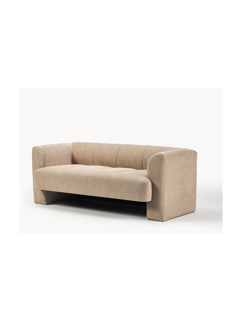 Sofa Bobi (2-Sitzer), Bezug: 88 % Polyester, 12 % Nylo, Gestell: Massives Kiefernholz (FSC, Webstoff Beige, B 178 x T 82 cm