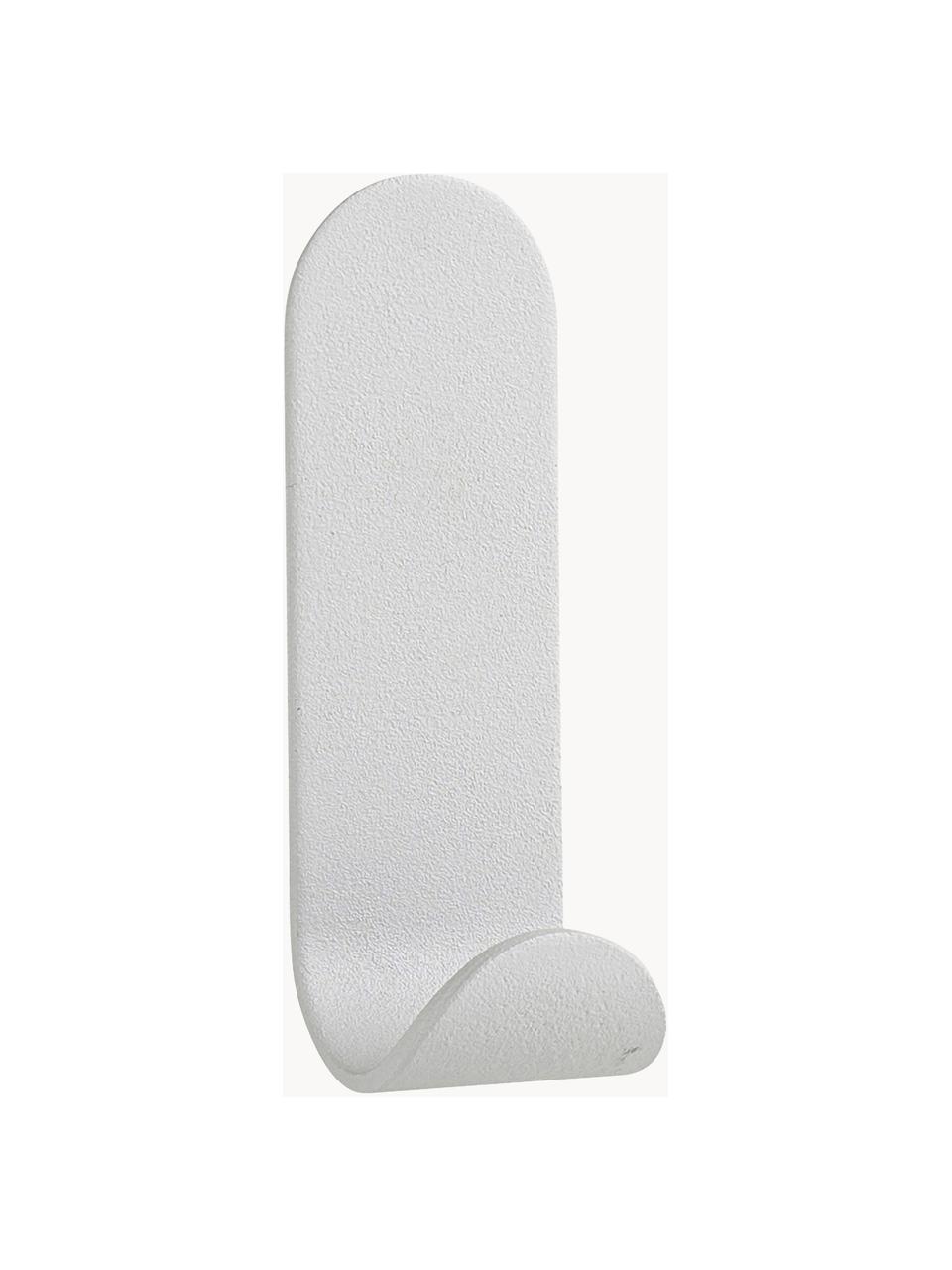 Wandhaken Aguina aus Stahl, Stahl, lackiert, Hellgrau, B 3 x H 8 cm
