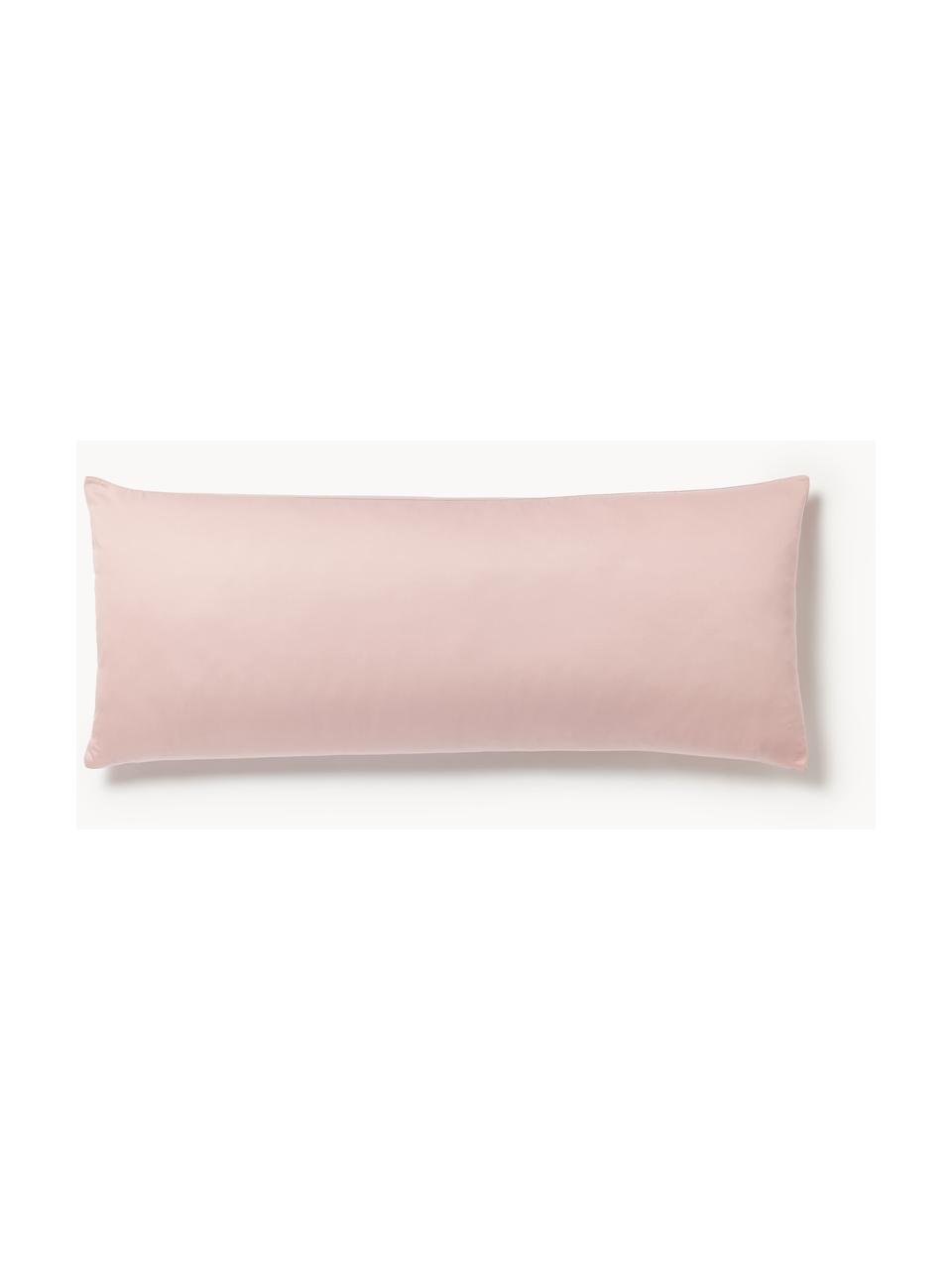 Funda de almohada de satén Comfort, Rosa palo, An 45 x L 110 cm