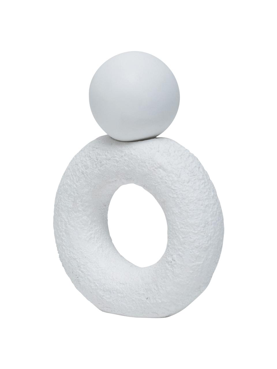Objet décoratif artisanal blanc Minimalism, Écomix 
Ecomix est un mélange écologique de pâte à papier recyclée, de caoutchouc naturel et de poudre de craie, Blanc, mat, larg. 16 x haut. 23 cm