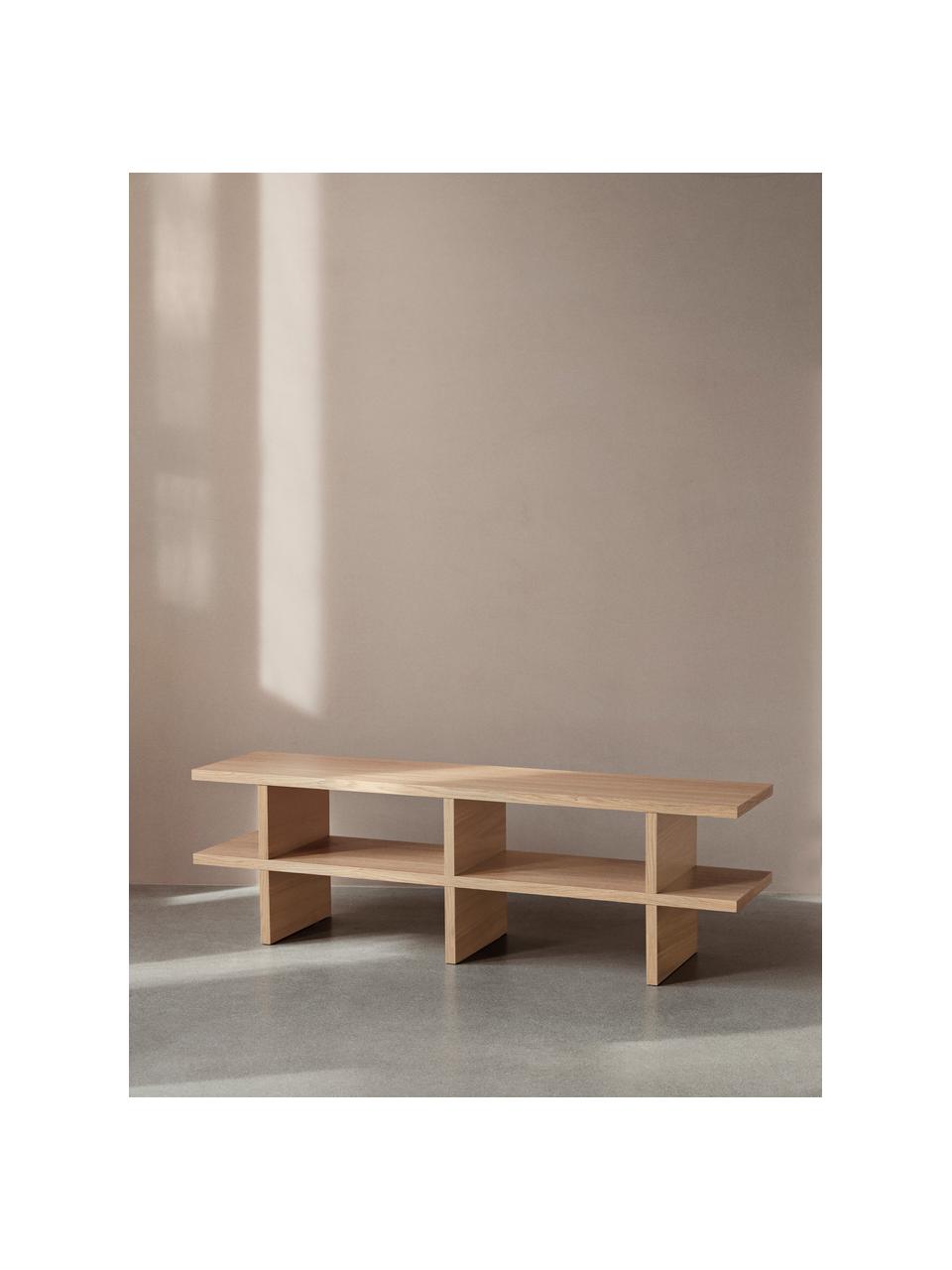 Meuble bas en bois Kona, MDF avec placage en bois de chêne

Ce produit est fabriqué à partir de bois certifié FSC® issu d'une exploitation durable, Bois de chêne clair, larg. 138 x haut. 42 cm