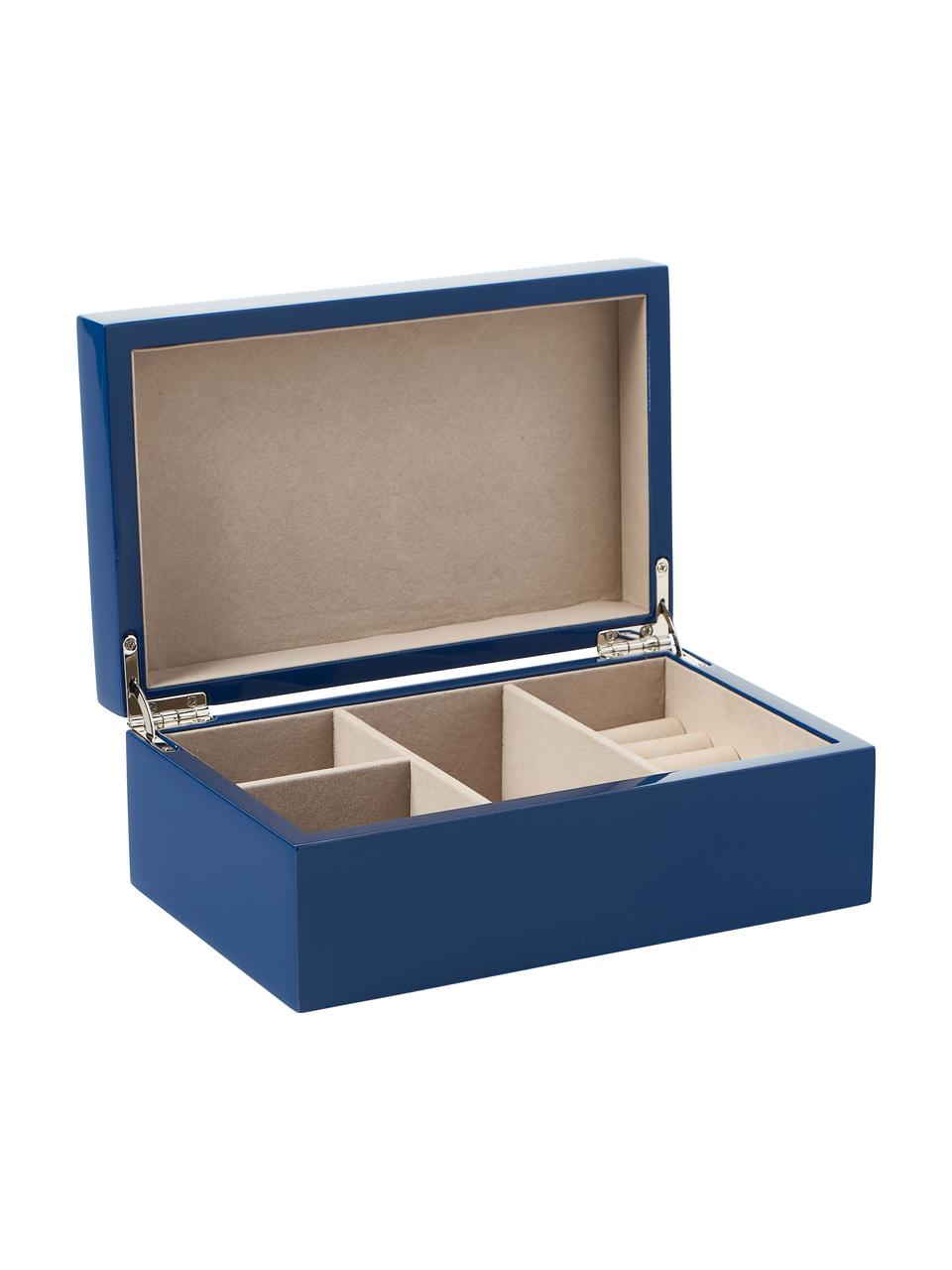 Boîte à bijoux Taylor, Bleu foncé, larg. 22 x haut. 8 cm