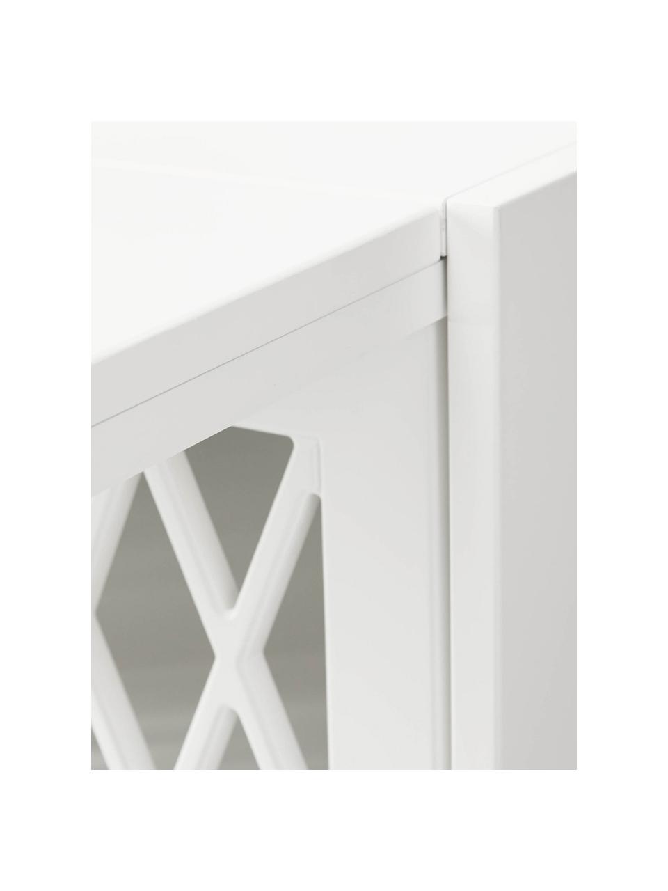 Prebaľovacia skrinka Harlequin, Drevo, biela lakovaná, Š 84 x V 100 cm