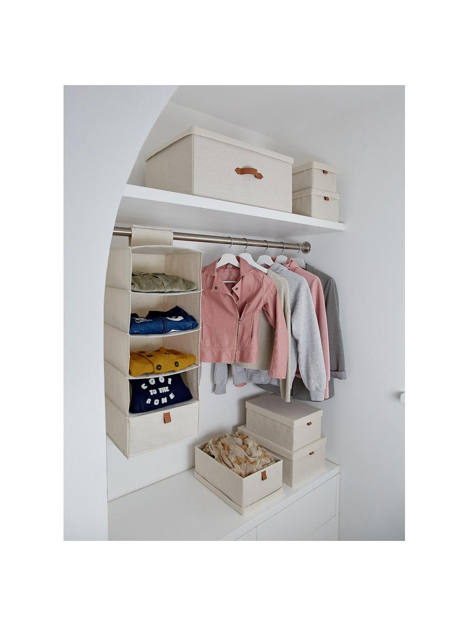 Organizer appendibile con cassetti Premium, Beige chiaro, Larg. 30 x Prof. 30 cm