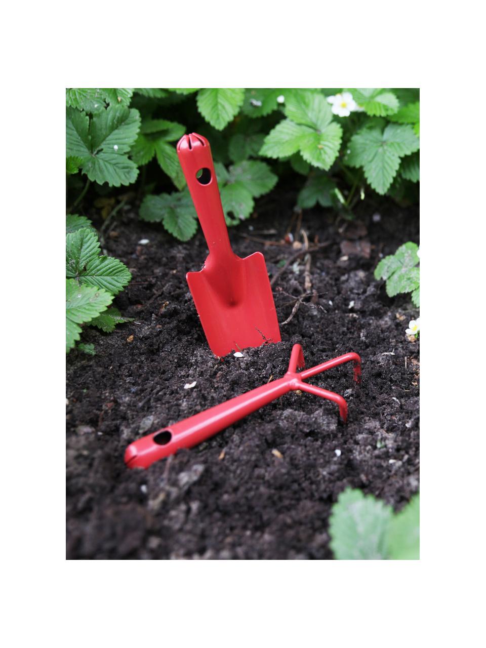 Pala de punta de jardinería Cathy, Metal recubierto, Rojo, An 5 x Al 20 cm