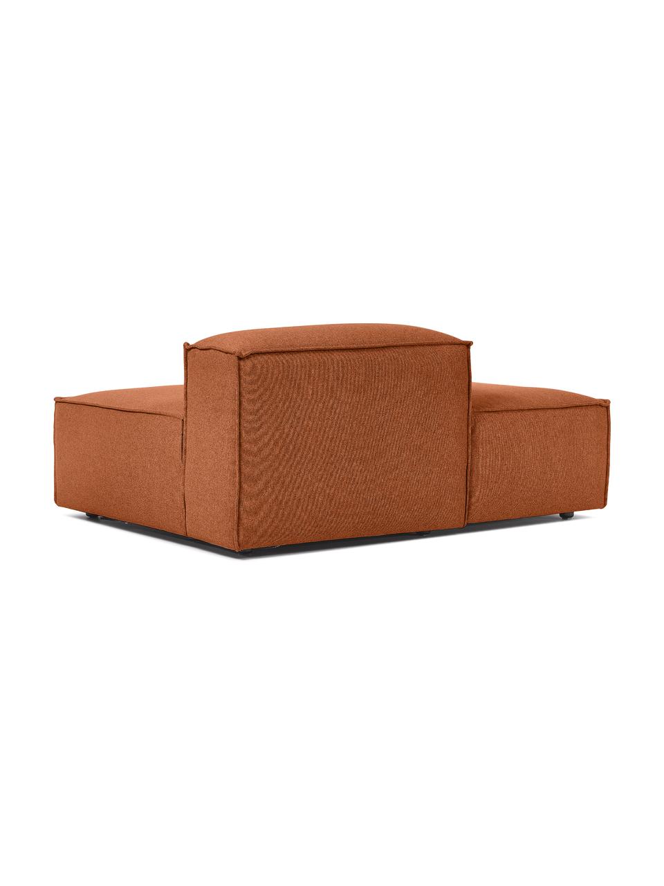 Diván modular Lennon, Tapizado: 100% poliéster Alta resis, Estructura: madera de pino maciza, ma, Patas: plástico, Tejido terracota, An 150 x Al 68 cm, respaldo derecho