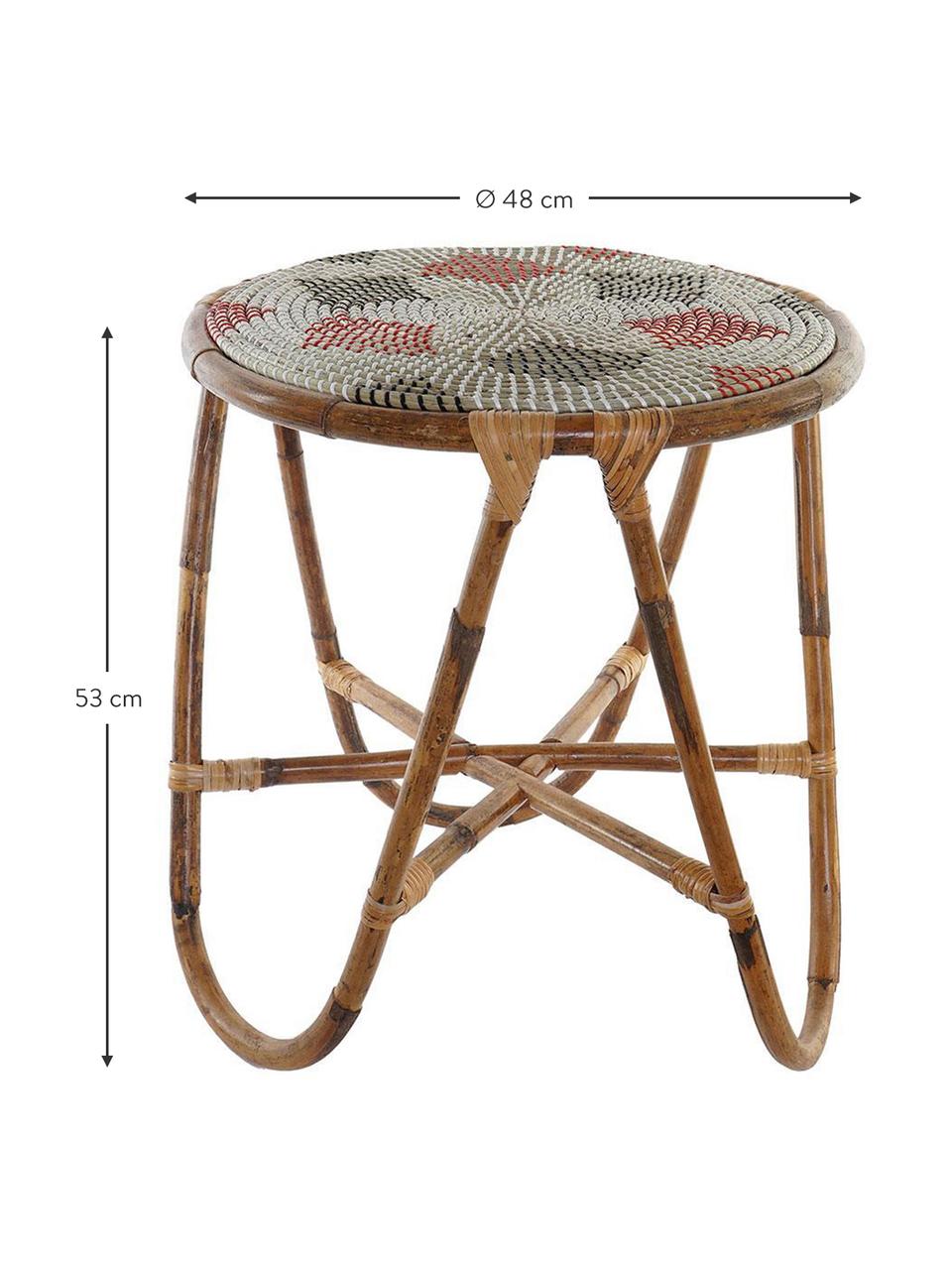 Mesa auxiliar  Squares, Marrón, Ø 48 x Al 53 cm