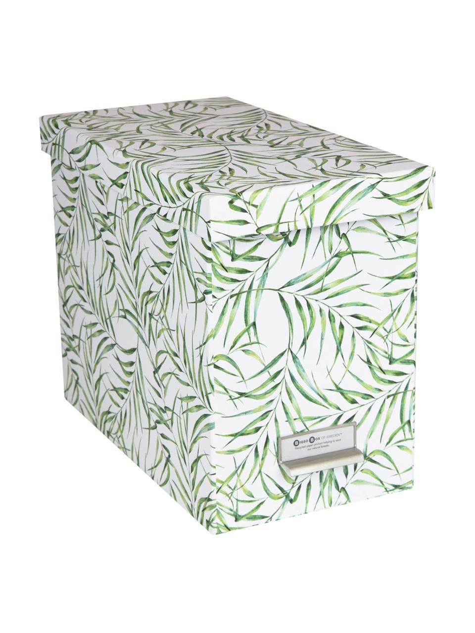 Caja organizadora Jahan, 9 pzas., Organizador: cartón laminado, Blanco, verde, An 19 x Al 27 cm