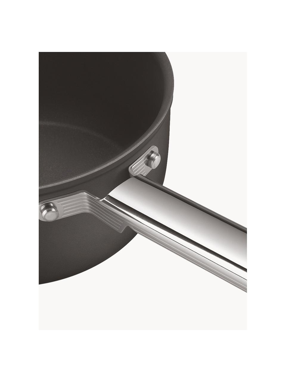 Cazo pequeño antiadherente con tapadera 50's Style, Estructura: aluminio forjado en frío., Negro, Ø 20 cm x Al 18 cm, 2.7 L