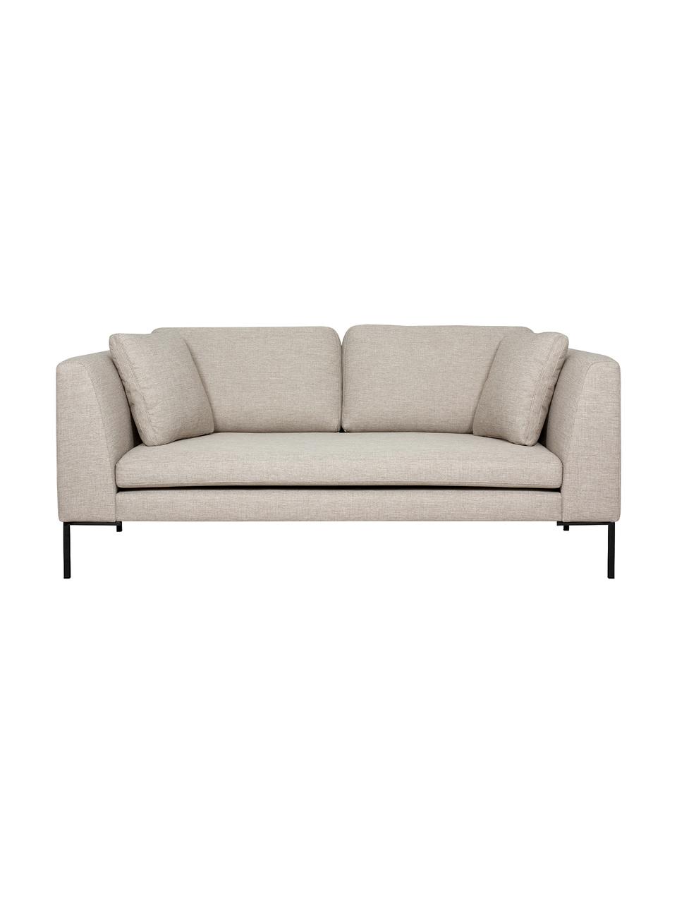 Sofá Emma (3 plazas), Tapizado: poliéster Alta resistenci, Estructura: madera de pino macizo con, Patas: metal con pintura en polv, Tejido beige, An 194 x F 100 cm