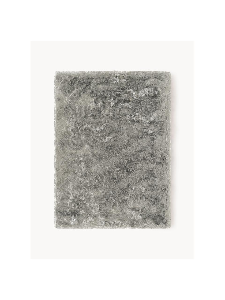 Lesklý koberec s vysokým vlasom Jimmy, Tmavosivá, Š 160 x D 230 cm (veľkosť M)