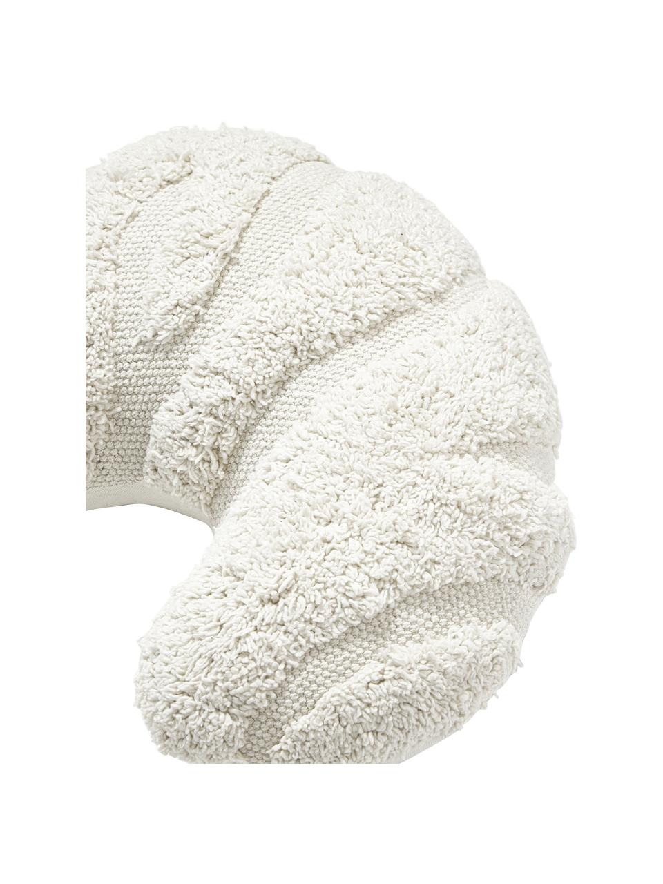 Poduszka w stylu boho Laerke, Tapicerka: 100% bawełna organiczna z, Kremowobiały, S 40 cm